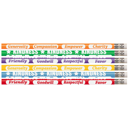 MUSGRAVE PENCIL CO Kindness Kounts Motivational Pencil, PK144 2546